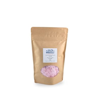 Sac de 150g, copeaux de savon de Marseille lavande