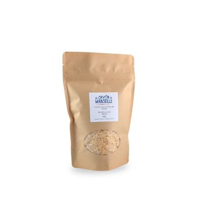 Sac de 150g, copeaux de savon de Marseille, nature (coco)