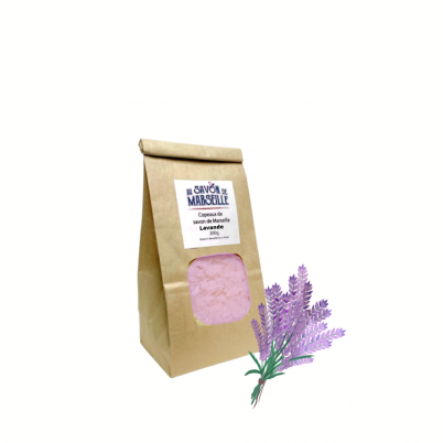 Copeaux de savon de Marseille 200g - Lavande