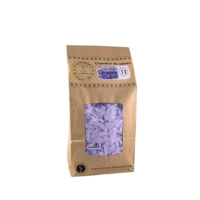 Copeaux savon de Marseille à la lavande, sac kraft 750g