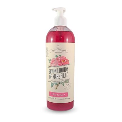 Savon liquide de Marseille 750ml - Rose Pivoine