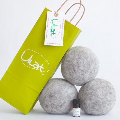 Ensemble de 3 Balles de séchage Ulat Naturel