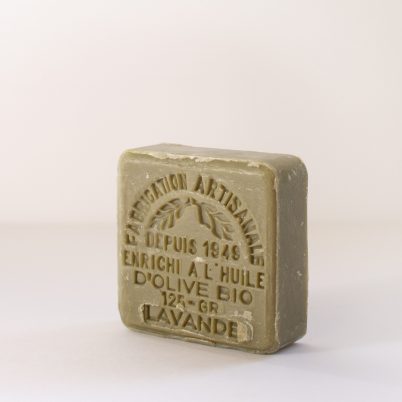 Savon de Marseille enrichi à l'huile d'olive Bio 125g - Lavande