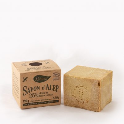 Savon d'Alep Authentique (France) 190g - 25% Laurier