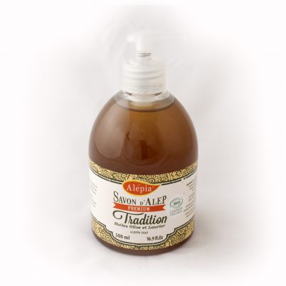 Savon d'Alep Liquide Premium Tradition 500ml - 1%