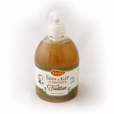 Authentic Liquid Aleppo Soap Tradition 500ml - 1% Laurel