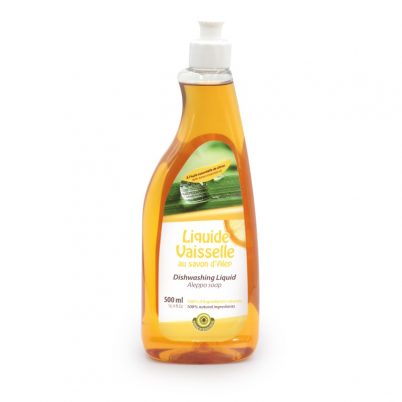 Liquide vaisselle au savon d'Alep 500ml - H.E. Citron