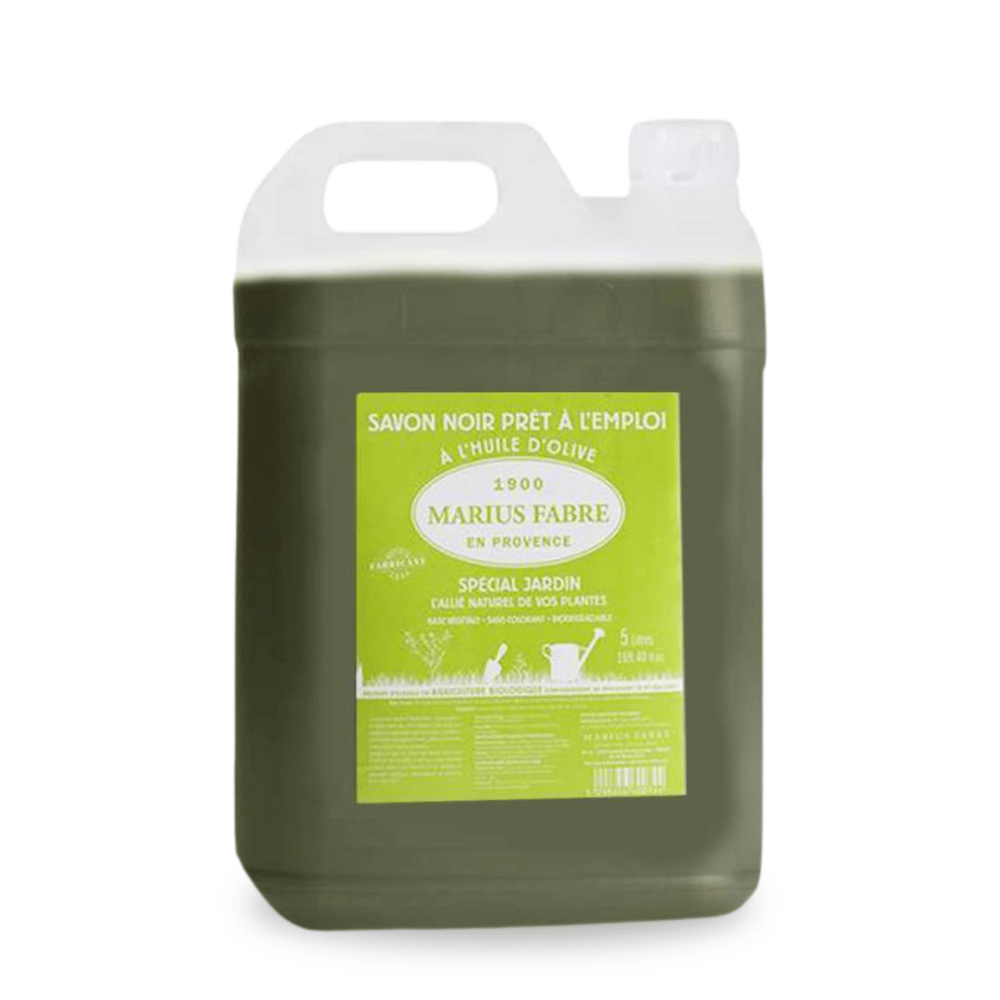 M-LSN5L_Savon-noir-pret-a-lemploi-jardin-marius-fabre-ready-to-use-black-soap-garden-recharge-5L-1 Bidon de savon noir liquide prêt à l'emploi Marius Fabre 5L pour le jardin.