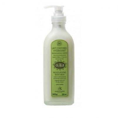 Lait Corporel Bio Mandarine Verte pompe - Olivia
