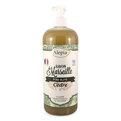 Savon de Marseille Liquide Bio Pure Olive au Cèdre - 1 L