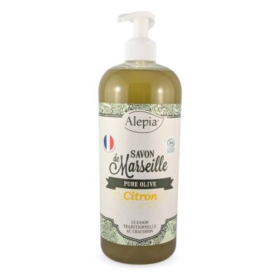Savon de Marseille Liquide Bio Pure Olive au Citron - 1 L