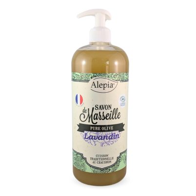 Savon de Marseille Liquide Bio Pure Olive au Lavandin - 1 L