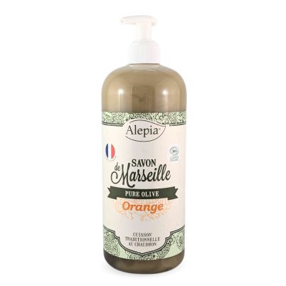 Savon de Marseille Liquide Bio Pure Olive à l'Orange - 1 L