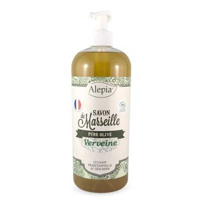 Savon de Marseille Liquide Bio Pure Olive au Verveine - 1 L